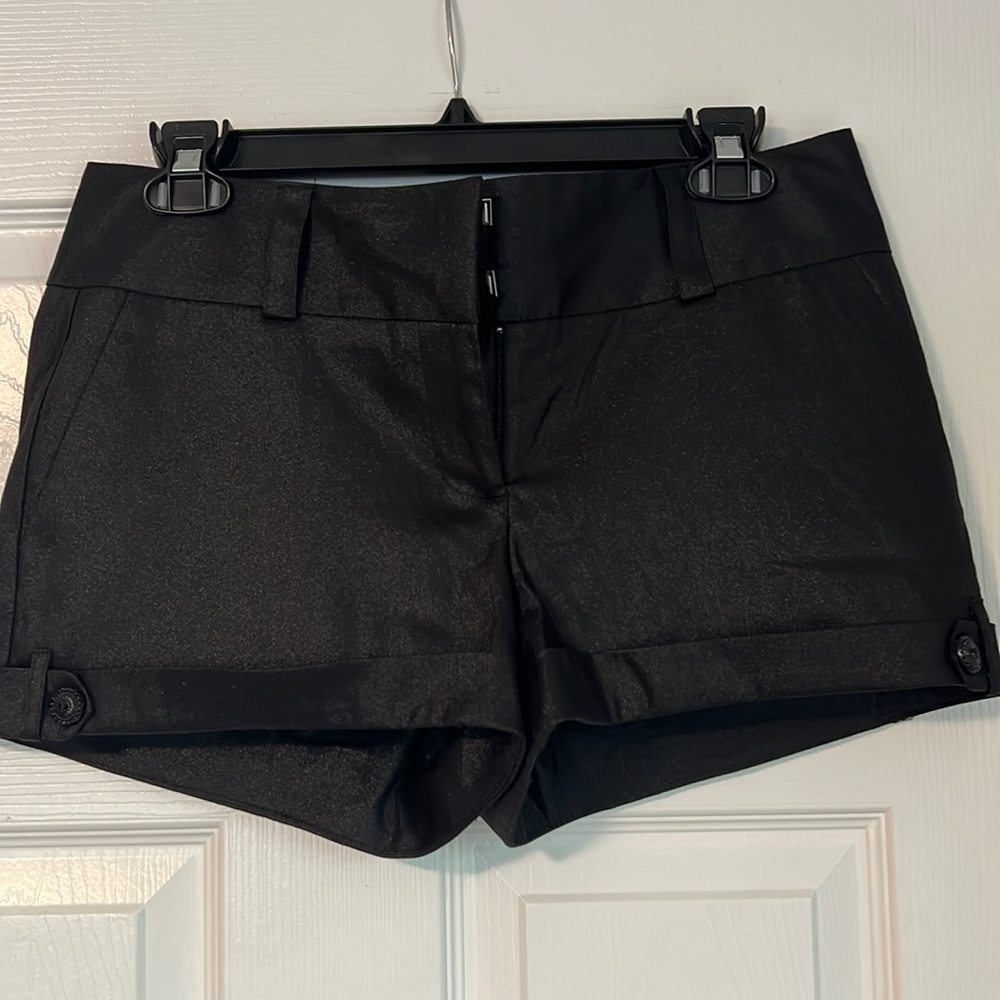 Black Shimmer Charolette Rouse Dress Shorts